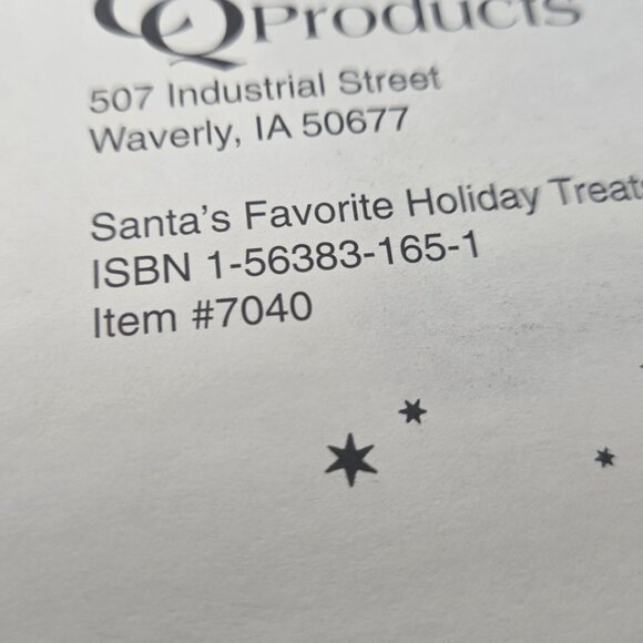 Santas Favorite Holiday Treats and Christmas Sweets Cookbook Christmas Recipe Bo - Picture 3 of 12